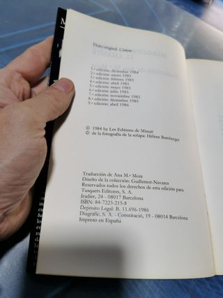 Dos libros Marguerite Duras-EL AMANTE y EL AMANTE DE LA CHINA DEL NORTE