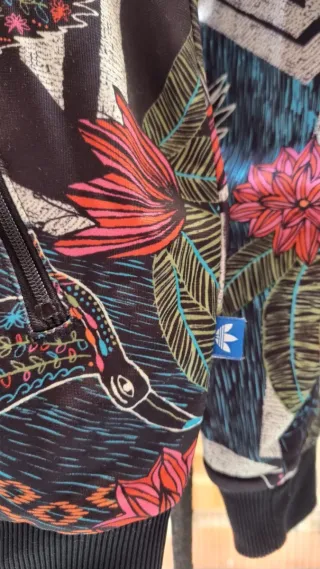 Sudadera Adidas Estampado Floral