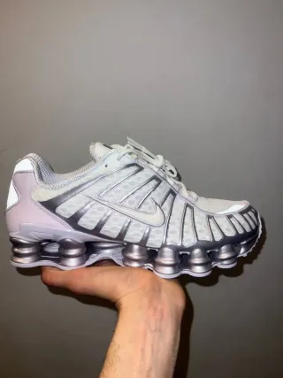 Nike Shox TL Argento Bianco