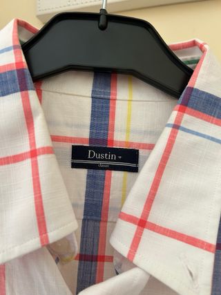 Camisa manga corta cuadros Dustin