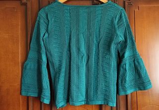 Jersey corto de punto calado