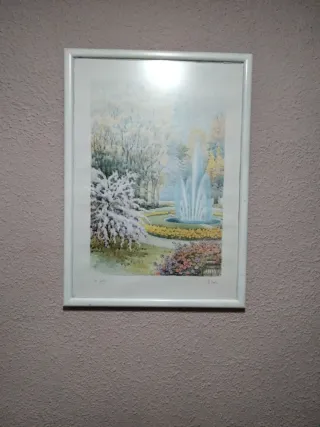 Cuadro Marco Blanco 74x55cm