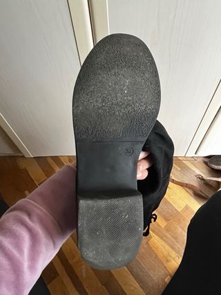 Botas altas planas negras