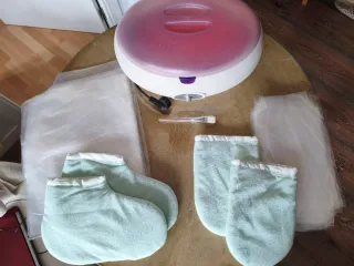 Calentador de parafina para manos y pies