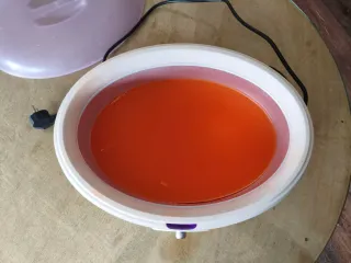 Calentador de parafina para manos y pies