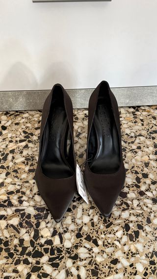 Tacones negros Bershka