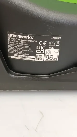 Cortacésped Greenworks 24V W31Y6064