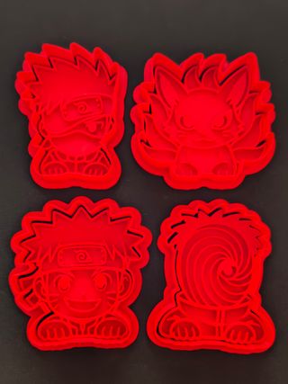 Moldes Galletas Naruto Impresión 3D