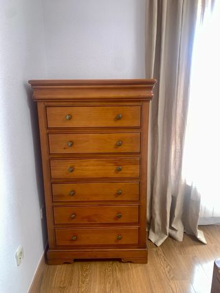 Dormitorio Matrimonio Madera Nogal