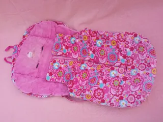 Saco tuc tuc rosa bebé invierno polar