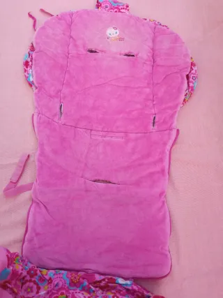 Saco tuc tuc rosa bebé invierno polar