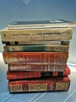 Lote 8 NOVELAS, LIBROS CLÁSICOS Morris West, Joseph Conrad, Camilo José cela y mas autores
