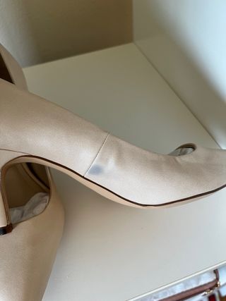 Zapatos Mango Nude Talla 38 Nuevos