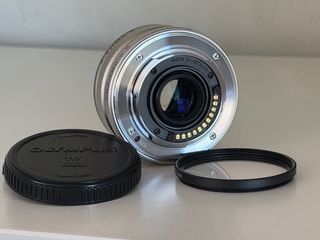 Objetivo Olympus M.Zuiko 17mm 1.8 Plateado