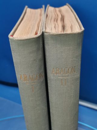 libros, tomos, ARAGÓN . ZARAGOZA. 1961. 2 TOMOS. COMPLETO. HERACLIO FOURNIER. VITORIA