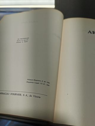 libros, tomos, ARAGÓN . ZARAGOZA. 1961. 2 TOMOS. COMPLETO. HERACLIO FOURNIER. VITORIA
