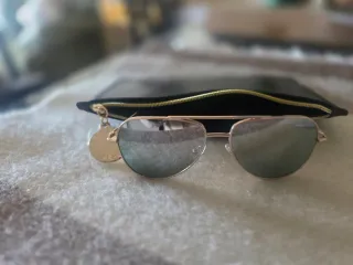 Gafas de sol Stella McCartney doradas/plateadas