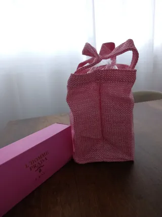 Prada Porta Trucco regalo profumeria Rosa
