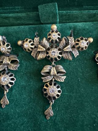 Adereso de huertana oro viejo niña/adulto