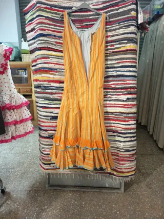 Traje Flamenca Naranja Talla 44