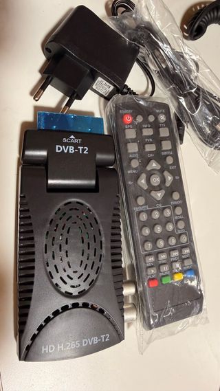 RECEPTOR TDT HD H.265 DVB-T2 SCART
