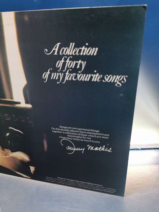 disco, LP ,vinilo, Johnny Mathis – The Mathis Collection: 40 Of My Favorite Songs-1977