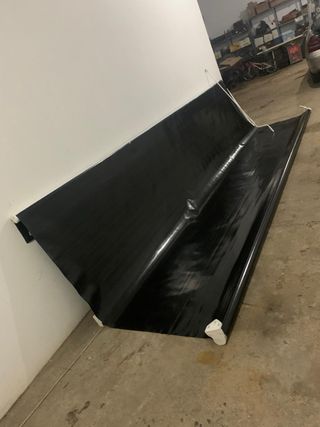 Toldo negro nuevo