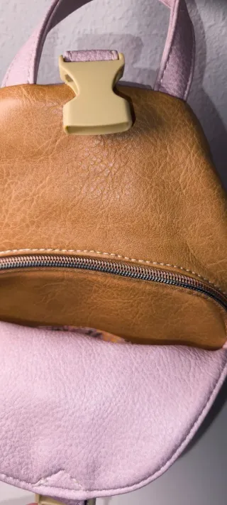 NUEVA.Mochila Sweet Candy Morada y Marrón