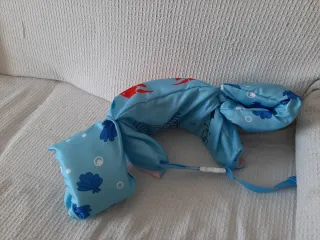 Chaleco flotador piscina cangrejo