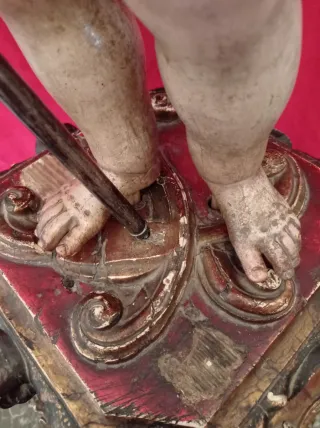 Niño Jesús talla policromada