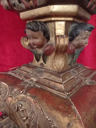 Niño Jesús talla policromada