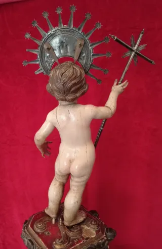 Niño Jesús talla policromada