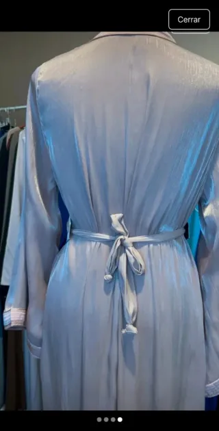 Caftán árabe dorado y rosa