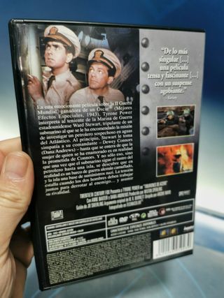 DVD TIBURONES DE ACERO (Tyrone Power, Anne Baxter, James Gleason, Harry Morgan) , película en buen estado, CINE BÉLICO DRAMA