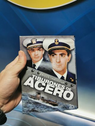 DVD TIBURONES DE ACERO (Tyrone Power, Anne Baxter, James Gleason, Harry Morgan) , película en buen estado, CINE BÉLICO DRAMA