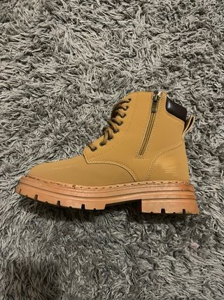 Scarponcini donna beige/marrone