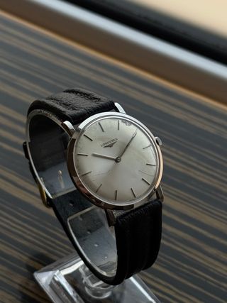 Reloj Longines Manual Plateado Vintage