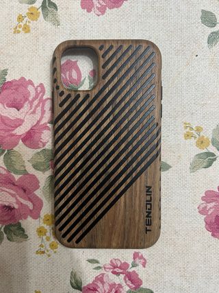 Funda iPhone 11 Madera Tendlin Rayas