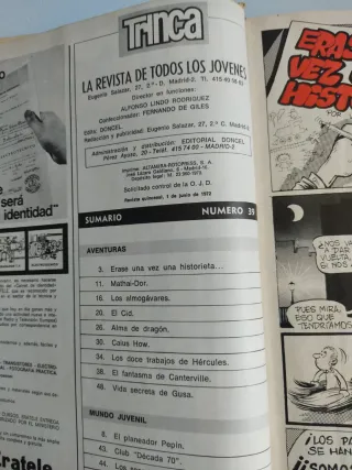 TRINCA 5; # del 39 al 47