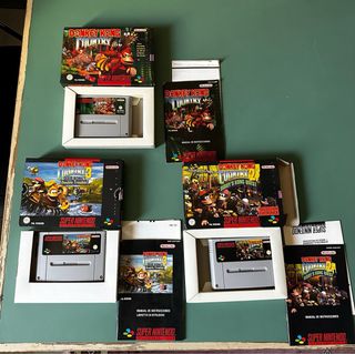 Trilogía Donkey kong Country. Super nintendo.