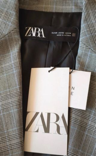 Traje Chaqueta Zara Gris