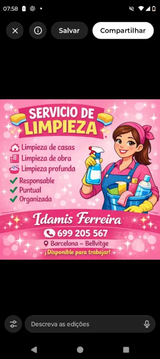 Estoy buscando limpieza por horas