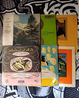 Lote 15 Vinilos Antiguos Clásicos Años 50-60