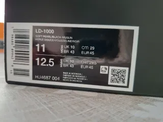 Nike LD 1000 T45 Beige/Negro Nuevas