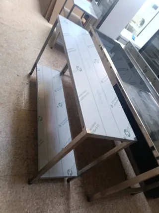 MESA SUPLETORIA ESTRECHA ACERO 658746091