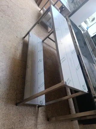 MESA SUPLETORIA ESTRECHA ACERO 658746091