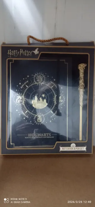 Cuaderno Harry Potter Dorado