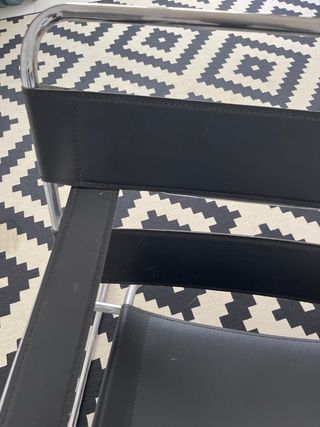 Sillón Wassily Cuero y Metal