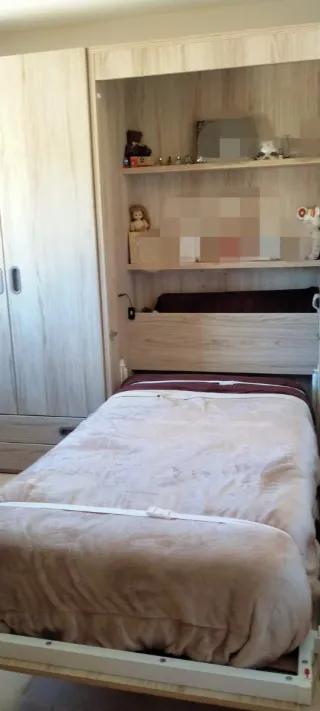 Cama abatible y armario modular