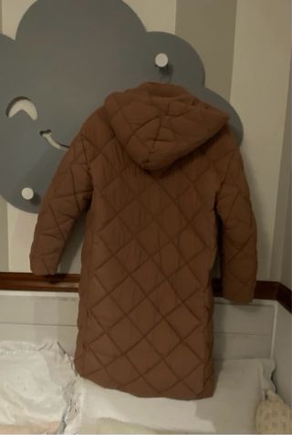 Abrigo acolchado Mango rosa